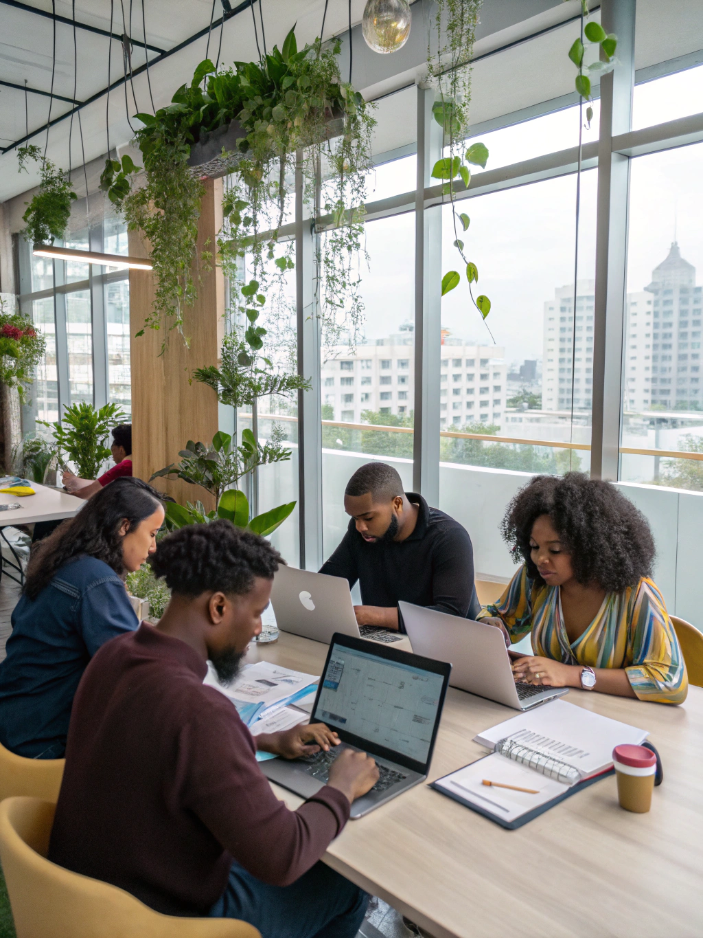 Chicago Booth entrepreneurs in a strategy session